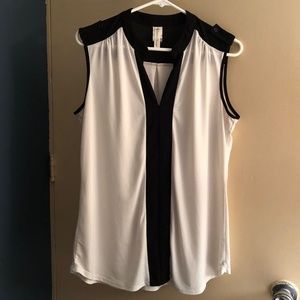 ✔ PerSeption Concept Black and White Blouse